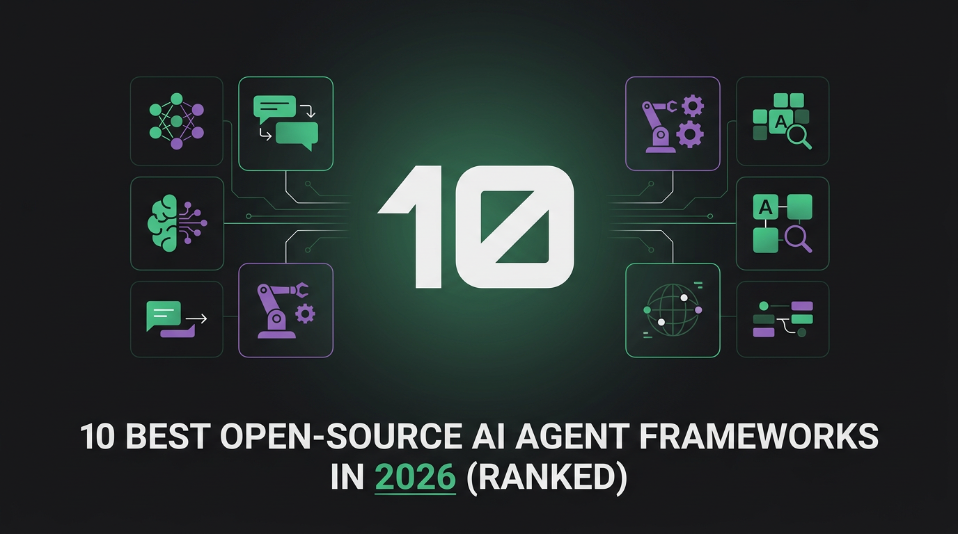 Cover image for 10 Best Open-Source AI Agent Frameworks in 2026 (Ranked)