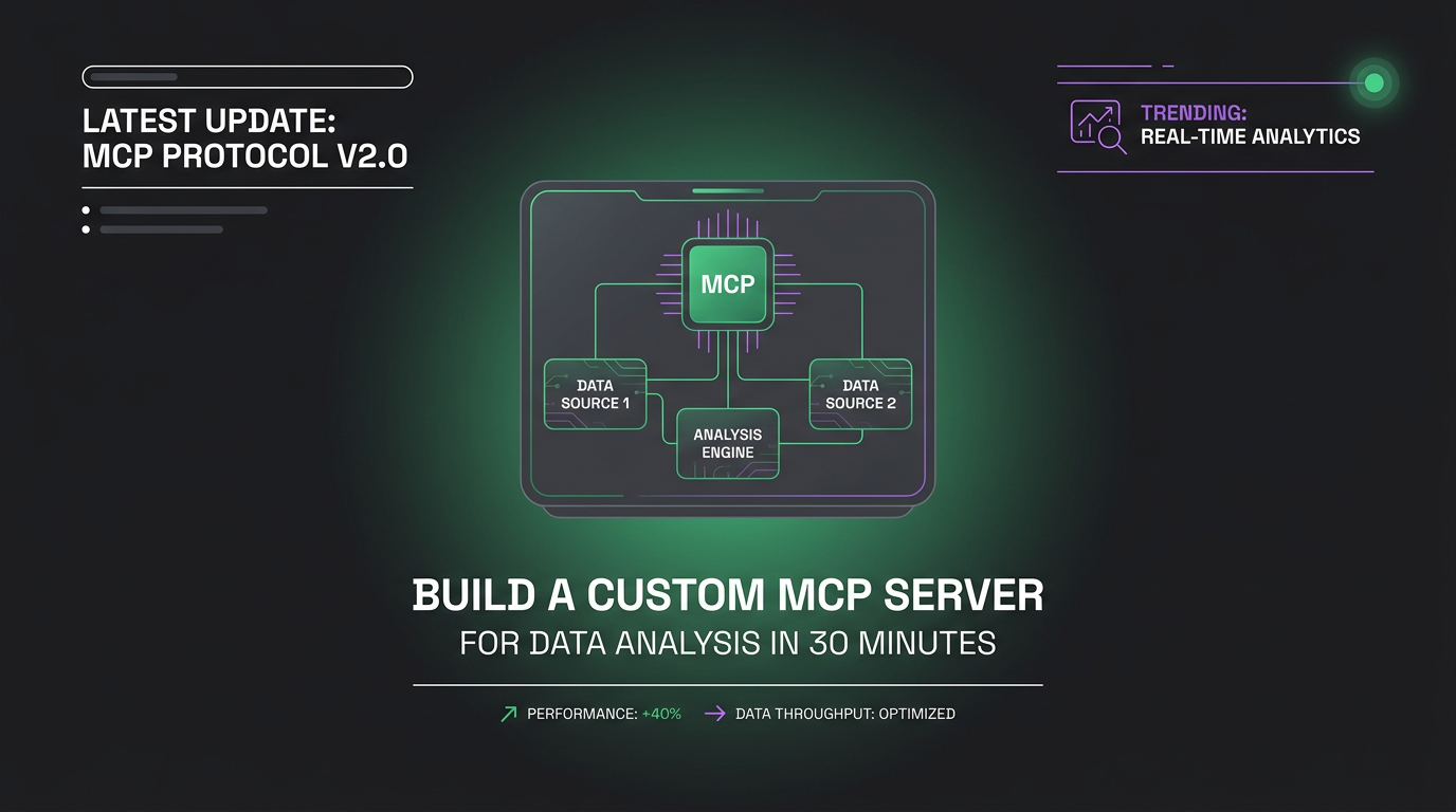 Cover image for Build a Custom MCP Server for Data Analysis in 30 Minutes