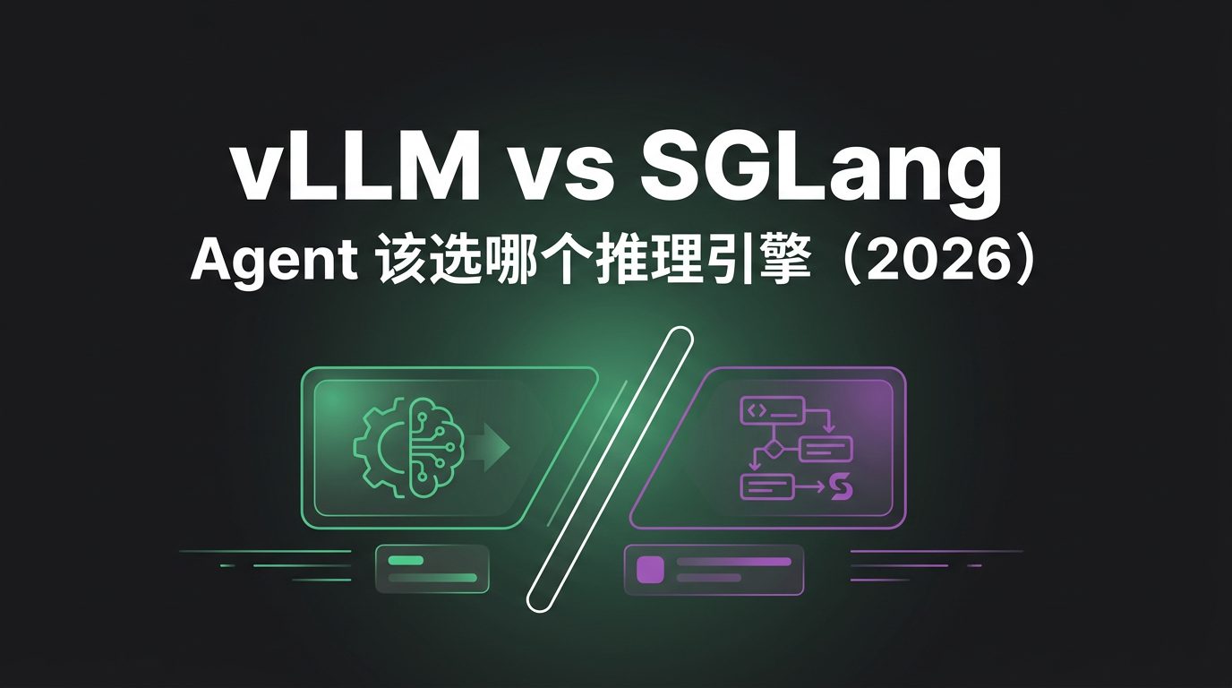 Cover image for vLLM vs SGLang：Agent 该选哪个推理引擎（2026）