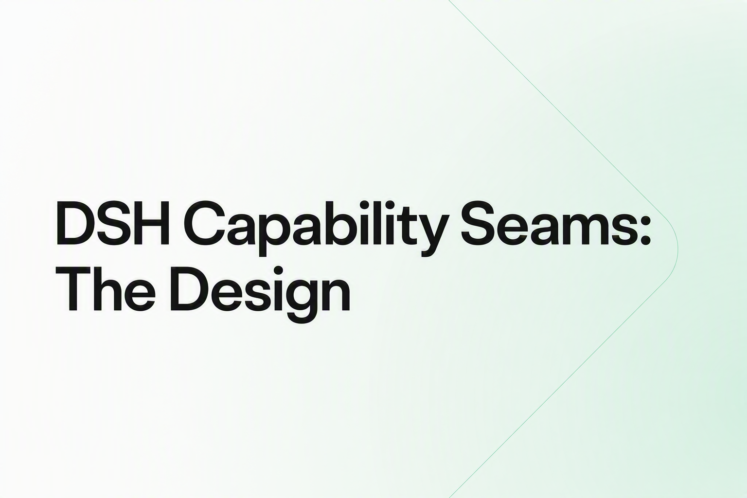 Cover image for DSH Capability Seams: The Design Pattern Behind Everything-Is-a-Plugin